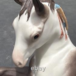 Cybis Porcelain Pinto Colt Horse Issued In 1972 And Retired In 1975