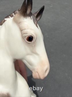 Cybis Porcelain Pinto Colt Horse Issued In 1972 And Retired In 1975