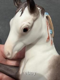 Cybis Porcelain Pinto Colt Horse Issued In 1972 And Retired In 1975