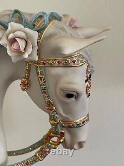 Cybis Satin Porcelain Horse Head Figurine