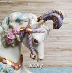 Cybis Sugarplum Porcelain Carousel Horse 12 1983 L/Edition Collectible #189/750