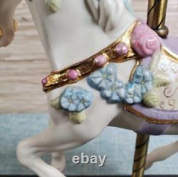 Cybis Sugarplum Porcelain Carousel Horse 12 1983 L/Edition Collectible #189/750