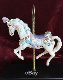 Cybis Sugarplum Porcelain Carousel Horse 12 1983 L/Edition Collectible #718/750