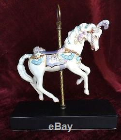 Cybis Sugarplum Porcelain Carousel Horse 12 1983 L/Edition Collectible #718/750