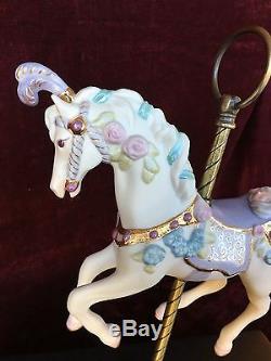 Cybis Sugarplum Porcelain Carousel Horse 12 1983 L/Edition Collectible #718/750