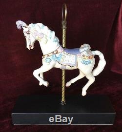 Cybis Sugarplum Porcelain Carousel Horse 12 1983 L/Edition Collectible #718/750