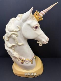 Cybis Unicorn Head Figurine Prince Brocade Limited Edition