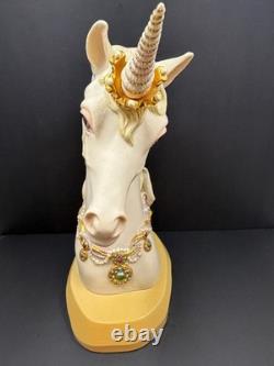 Cybis Unicorn Head Figurine Prince Brocade Limited Edition