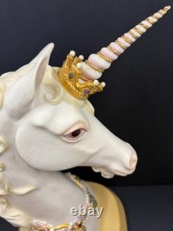 Cybis Unicorn Head Figurine Prince Brocade Limited Edition