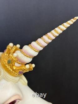 Cybis Unicorn Head Figurine Prince Brocade Limited Edition