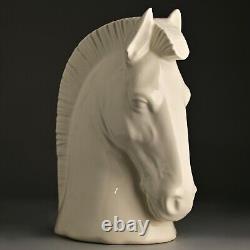 DAISA LLADRO HISPANIA Original Vintage Signed Porcelain Horse Head Bust Statue