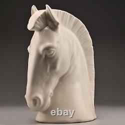 DAISA LLADRO HISPANIA Original Vintage Signed Porcelain Horse Head Bust Statue