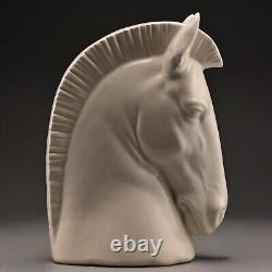 DAISA LLADRO HISPANIA Original Vintage Signed Porcelain Horse Head Bust Statue