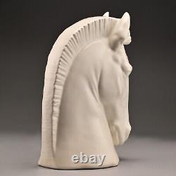 DAISA LLADRO HISPANIA Original Vintage Signed Porcelain Horse Head Bust Statue