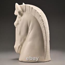 DAISA LLADRO HISPANIA Original Vintage Signed Porcelain Horse Head Bust Statue