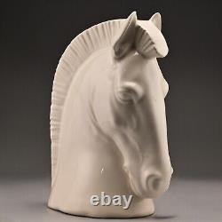 DAISA LLADRO HISPANIA Original Vintage Signed Porcelain Horse Head Bust Statue