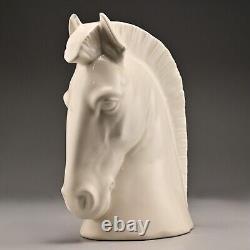 DAISA LLADRO HISPANIA Original Vintage Signed Porcelain Horse Head Bust Statue