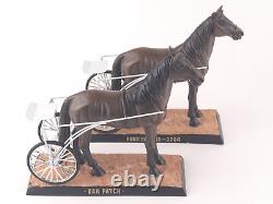 Dan Patch Hoosier Park Horse Bobblehead Figure Model Harrah's Casino Set of 2