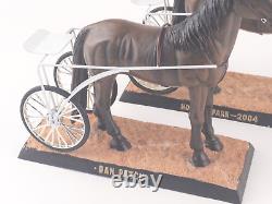 Dan Patch Hoosier Park Horse Bobblehead Figure Model Harrah's Casino Set of 2