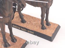 Dan Patch Hoosier Park Horse Bobblehead Figure Model Harrah's Casino Set of 2