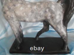 Dapple Grey Ceramic Porcelain Horse sculpture Statue 12