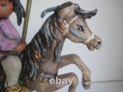 Degrazia Merry Little Indian Goebel Figurine 1985 #12446/12500 10th Anniv