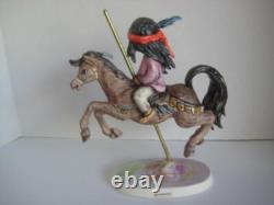 Degrazia Merry Little Indian Goebel Figurine 1985 #12446/12500 10th Anniv
