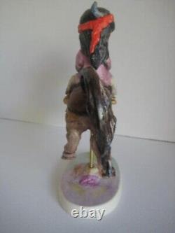 Degrazia Merry Little Indian Goebel Figurine 1985 #12446/12500 10th Anniv