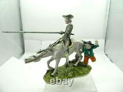 Dresden Don Quixote Sancho Horse Sandizell Höffner Porcelain Figurine Germany