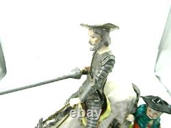 Dresden Don Quixote Sancho Horse Sandizell Höffner Porcelain Figurine Germany