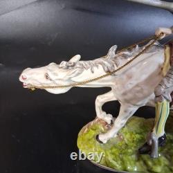 Dresden Don Quixote Sancho Horse Sandizell Höffner Porcelain Figurine Germany