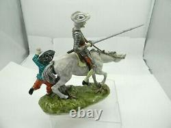 Dresden Don Quixote Sancho Horse Sandizell Höffner Porcelain Figurine Germany
