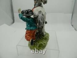 Dresden Don Quixote Sancho Horse Sandizell Höffner Porcelain Figurine Germany