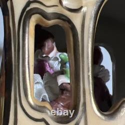 Dresden Lace Cinderella Before The Stroke Of Midnight Coach Horses Figurine AsIs