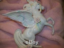 ENESCO Porcelain fantasy Wing Horse Unicorn santiago Statue Figurine PEGASUS