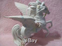 ENESCO Porcelain fantasy Wing Horse Unicorn santiago Statue Figurine PEGASUS