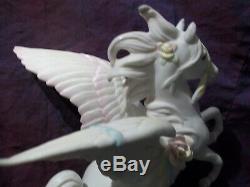 ENESCO Porcelain fantasy Wing Horse Unicorn santiago Statue Figurine PEGASUS