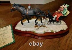 EXCELLENT! NEW SCHMID LOWELL DAVIS WHAT RAT RACE #190/1200 withCOA SLEIGH RIDE