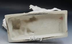 Early 20C Royal Dux Porcelain Majestic Rearing Horse Statue Figurine 16 Tall