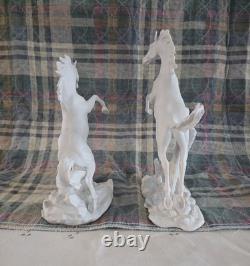 Edward D Hart Raging/ Battling Stallions By Franklin Mint