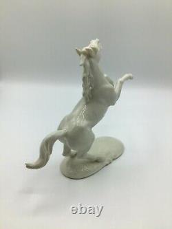 Elegant Vintage Nymphenburg Porcelain Horse/Stallion- 6 August Gohring Figurine