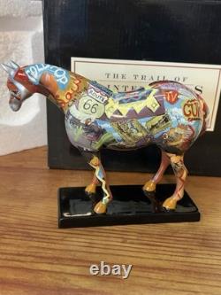 Ellen Sokoloff 2004 the Trail of Painted Ponies ROUTE 66 Horse Numbered 8