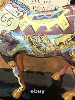 Ellen Sokoloff 2004 the Trail of Painted Ponies ROUTE 66 Horse Numbered 8