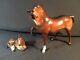 English Mare And Austrian Colt Figurines Well Marked Differently But Great Match