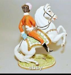 Ernst Bohne & Sons Germany Porcelain Cossack/Soldier on Rearing Horse1920-30's