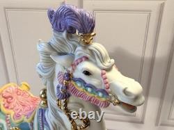 Estate Collection Lot of 3 Lenox Carousel Horse Figurines Hand Painted Porcelain