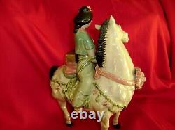 Exquisite Porcelain LADY ON HORSE Figurine from Chinaramic Enterprise, Ltd