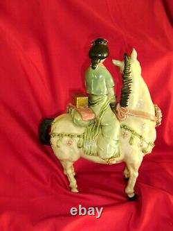 Exquisite Porcelain LADY ON HORSE Figurine from Chinaramic Enterprise, Ltd