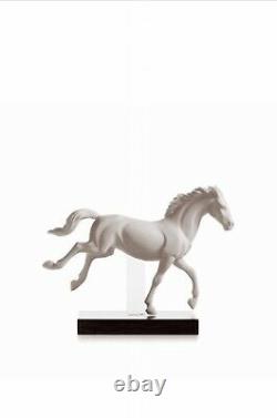 Exquisite set of four Lladro porcelain horse figures