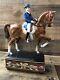 Fitz & Floyd Equestrian Male Rider Dressage Stallion Horse Figurine